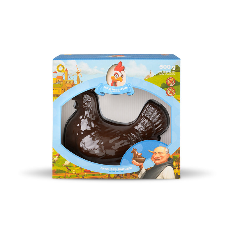 Poule - chocolat au lait