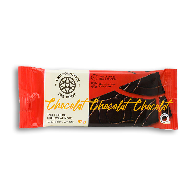 Tablette de chocolat noir